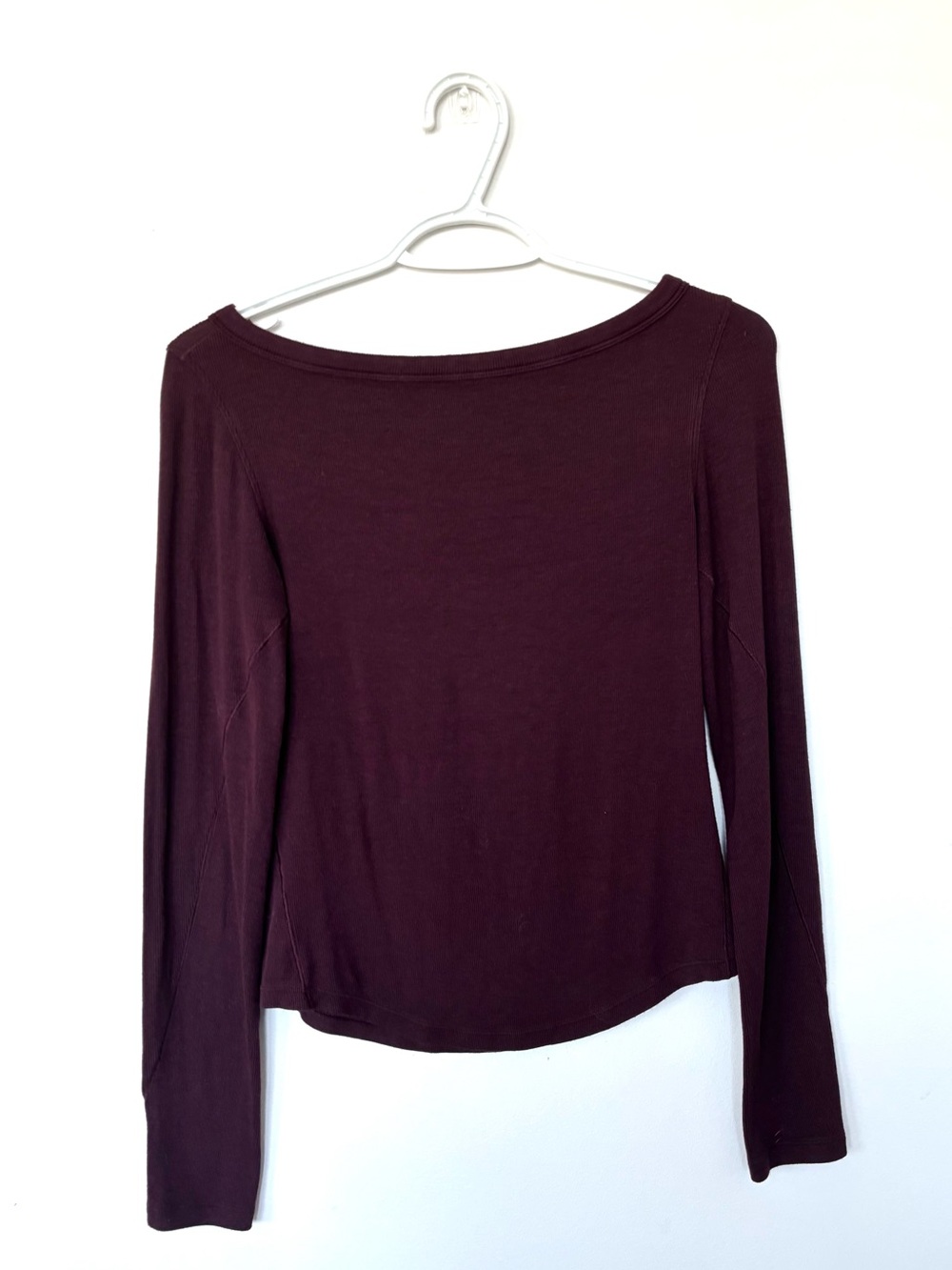 lululemon athletica Long Sleeve Tee Burgundy/Plum